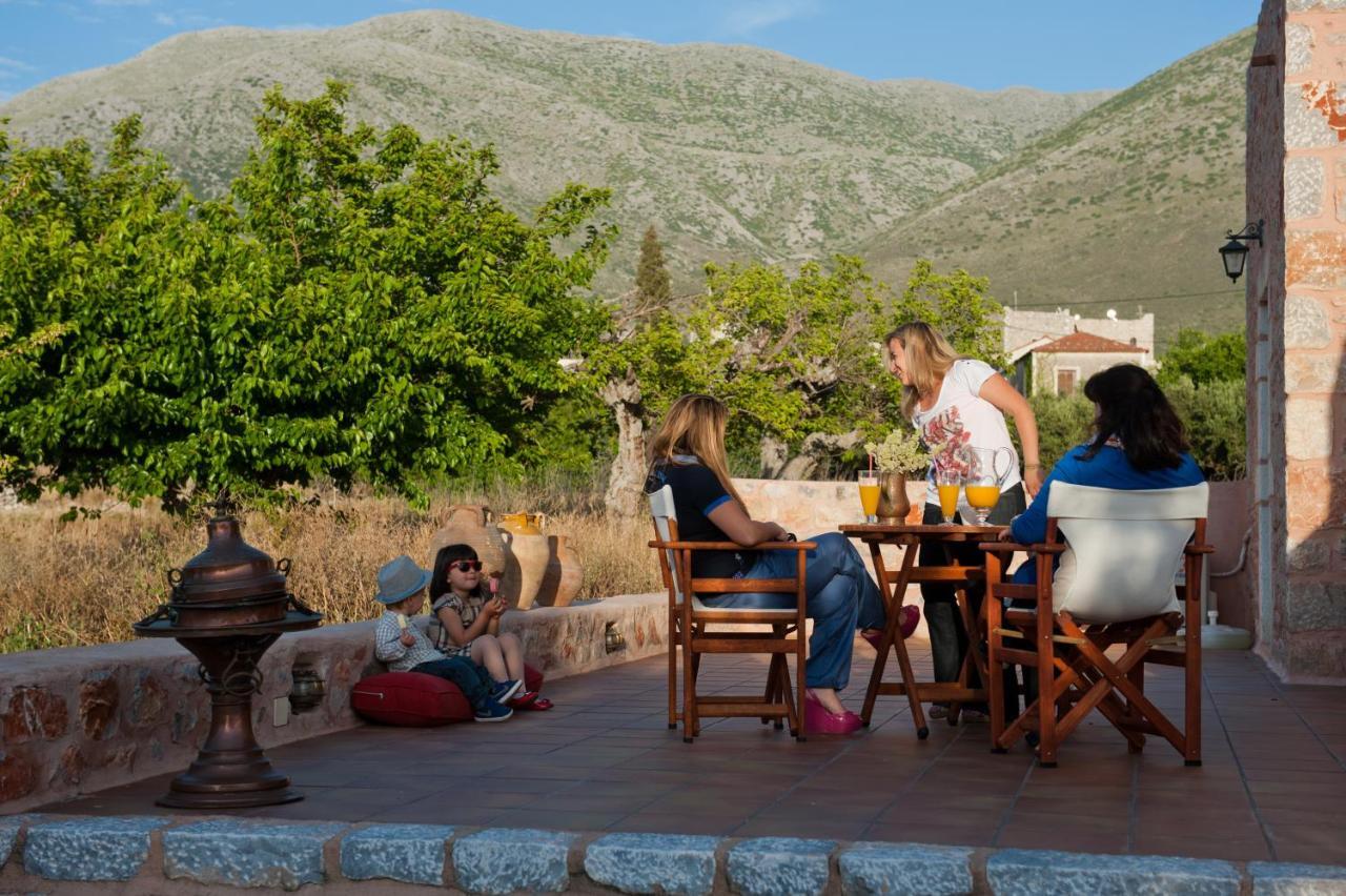 Pandora Aparthotel Pírgos Dhiroú Rom bilde